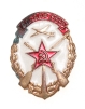 Значок "ДОСААФ СССР" Металл, эмаль СССР, вторая половина XX века 1952 г оргкомитетом ДОСААФ СССР инфо 3094j.