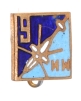 Значок "Ми-6" Металл, эмаль СССР, 60-е годы XX века Ми-6 были установлены лётчиком-испытателем Б К Галицким инфо 10220k.