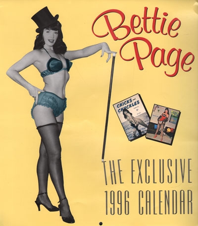 Календарь с фотографиями Bettie Page, 1996 год Постер ; Печать, Бумага Размер: 33 5 х 30 5 см Количество листов: 24 Издательство: Avalanche Publishing; 1995 г инфо 9468b.