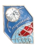 Значок "Спутник СССР" (металл, эмаль, страз) СССР, 1957 год событию был приурочен выпуск значка инфо 9939g.