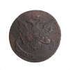 Монета номиналом 5 копеек Медь Россия, 1793 год (Павловский перечекан) Екатеринбургский монетный двор 1793 г инфо 10715g.